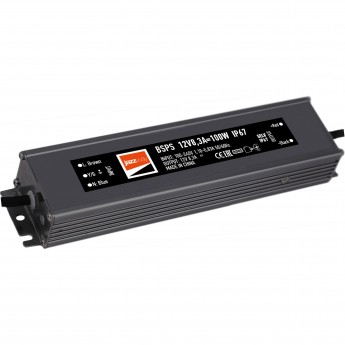 Блок питания JAZZWAY для светодиодной ленты BSPS 12V8 3A 100W IP67