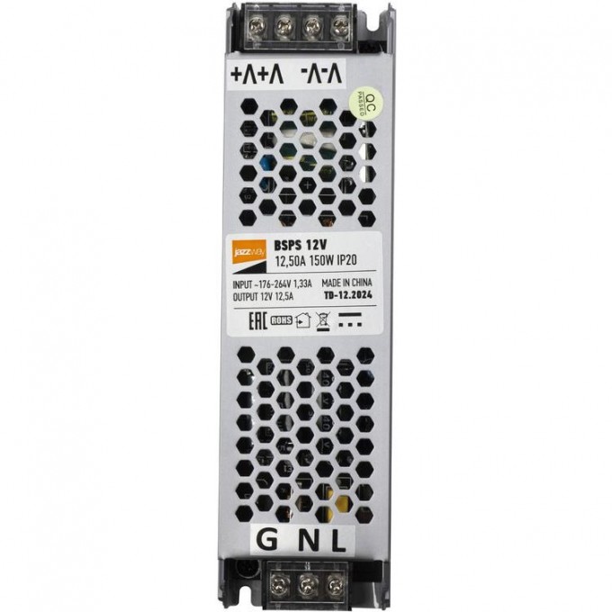 Блок питания JAZZWAY для светодиодной ленты BSPS 150Вт 12.5А 12В IP20 5024397