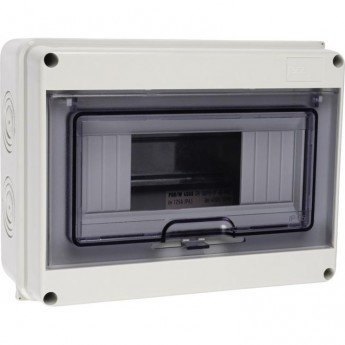 Бокс модульный JAZZWAY PRO 5072060 PDB/W 4008 GR (ЩРН-ПГ- 8) IP65 пластик накладной