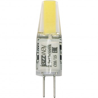 Лампа JAZZWAY PLED-G4 COB 2.5w 200Lm 3000K 12В силикон 10x39мм