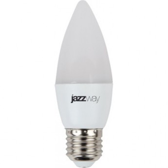 Лампа светодиодная JAZZWAY LED 7w E27 4000K свеча 230/50