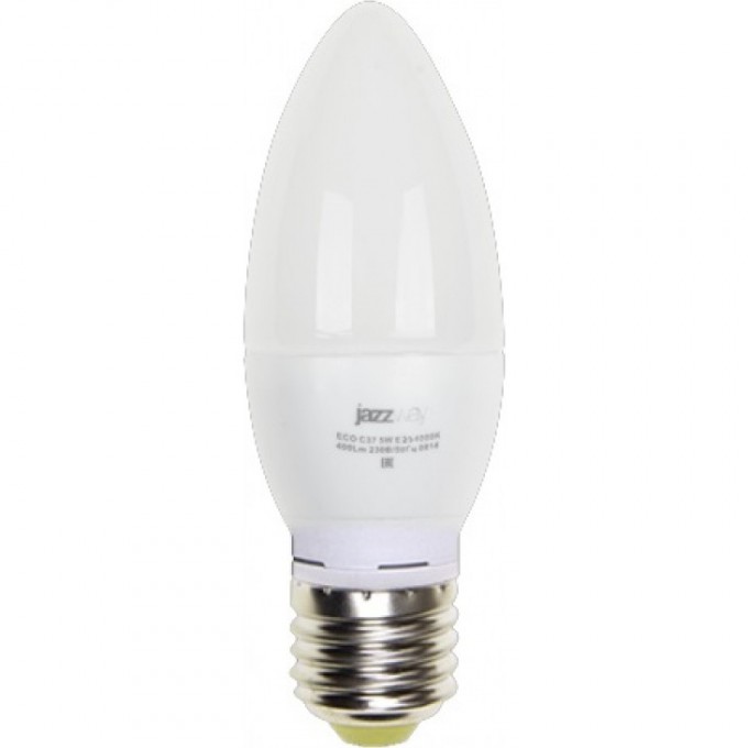 Лампа светодиодная JAZZWAY PLED-ECO C37 5W E27 3000K 2855312A