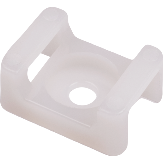 Площадка под хомуты JAZZWAY PCP-S 22х16-100WH PA6.6 бел. (уп.100шт) 5055186
