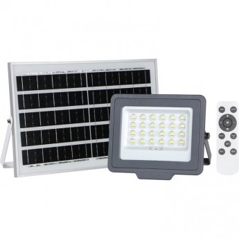 Прожектор JAZZWAY с солнечными панелями PFL SOLAR 50 6500K IP65