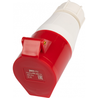 Розетка переносная JAZZWAY PRO 5072534PPC 224 32А 4п 3Р+РЕ 380В IP44