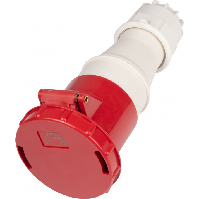Розетка переносная JAZZWAY PRO PPC 234 63А 4п 3Р+РЕ 380В IP67 5072596