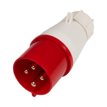 Вилка переносная JAZZWAY PRO 5072343 PPC 024 3Р+РЕ 32А 380В IP44