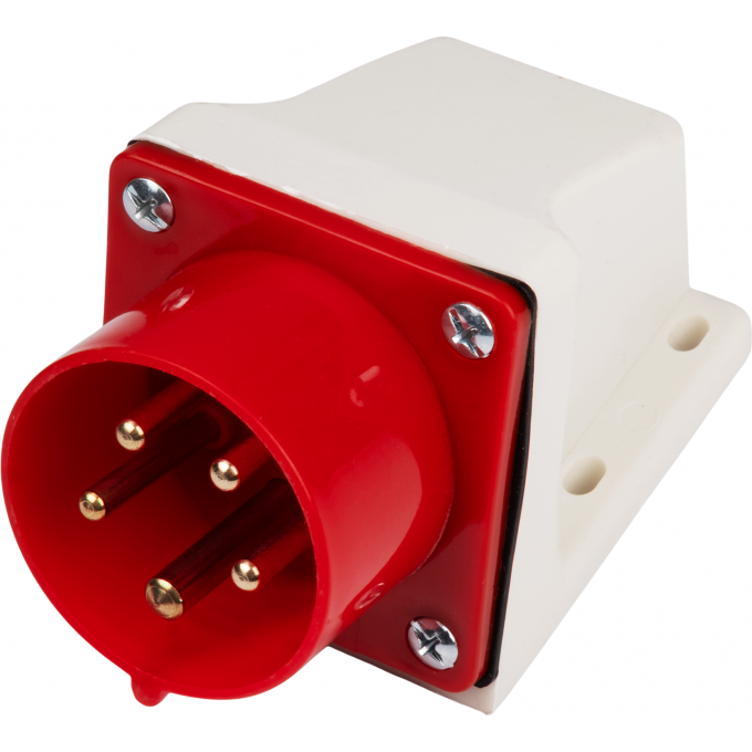 Вилка стационарная JAZZWAY PRO для наружной установки PPC 515 3Р+РЕ+N 16А 380В IP44 5072855